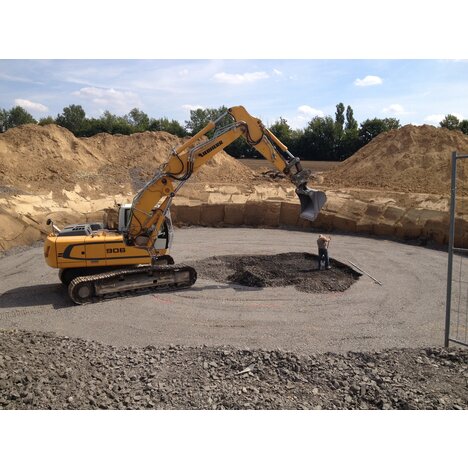 Bau eines Fundaments